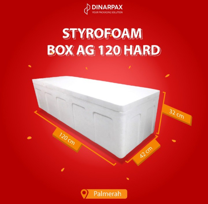 STYROFOAM BOX AG120 LOGO GARUDA / STEROFOAM AG120 STANDAR GARUDA / CARGO BOX