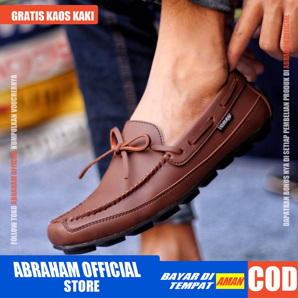 ABRAHAM Sepatu Casual Slip On Kerja Pria