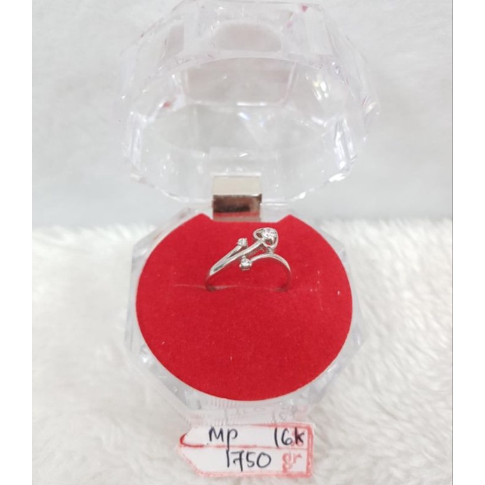 CP2274F272F cincin akar love white gold emas putih new collection wanita berat 1.750 kadar 70% 16k n