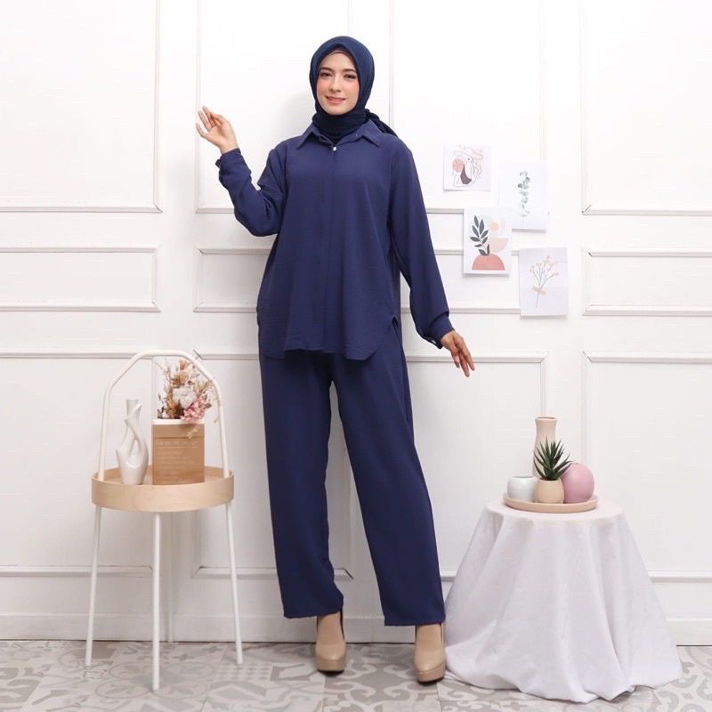 Setelan Wanita - One Set Crinkle Best Trendy