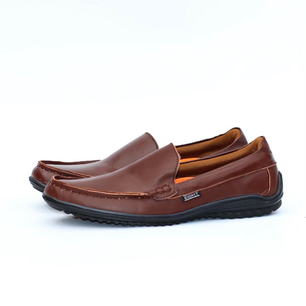 BURAY XA SEPATU LOAFER SLIP ON PRIA DEWASA EIGHT MOUNT KULIT FORMAL CASUAL SLIP ON PRIA KERJA KANTOR GURU PNS PESTA RESMI NYAMAN || SLIP ON PRIA PANSUS 2021