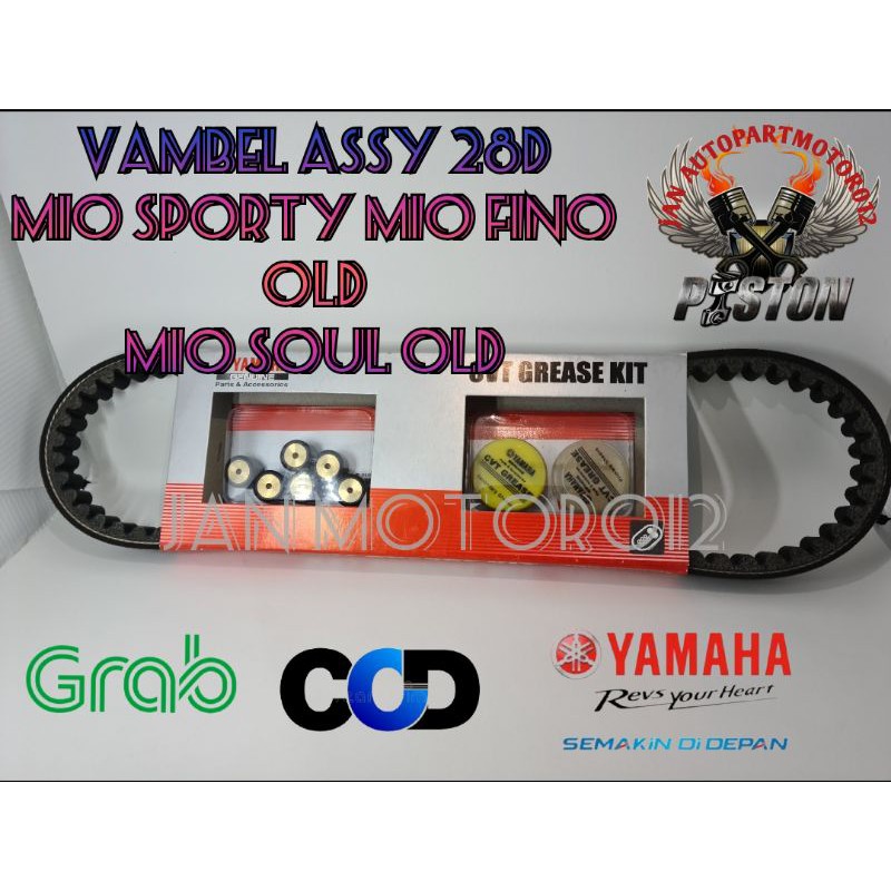 VANBELT ASSY MIO SPORTY/SMALE FINO KARBU MIO SOUL KARBU 28D