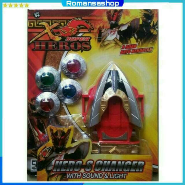 Mainan senjata robot legend hero bima x action figure anak laki cowok