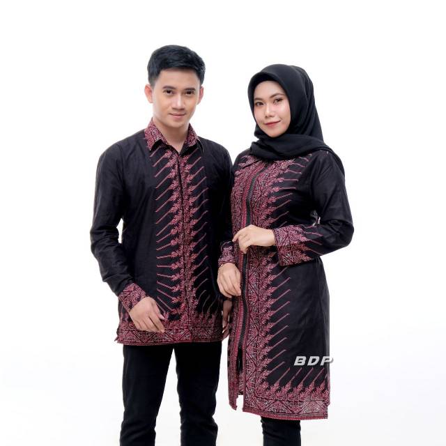 COUPLE TUNIK BATIK ZIPPER