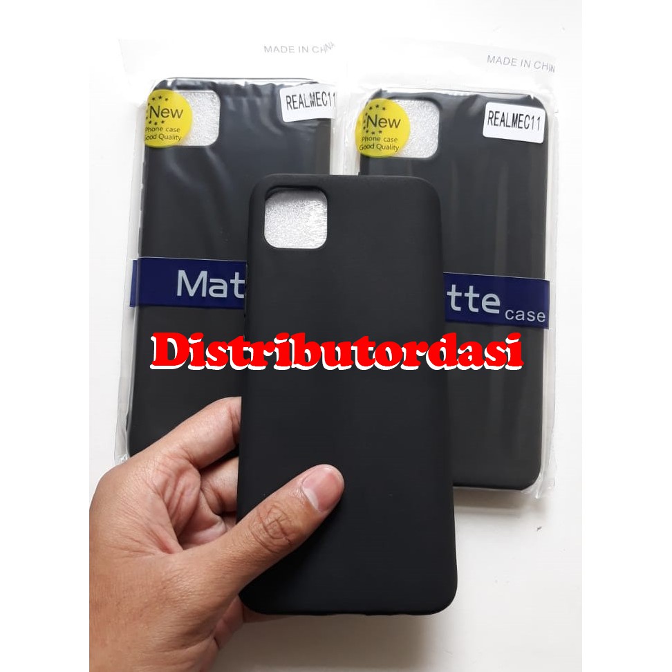 SOFTCASE CASE TPU SILIKON CASING KONDOM blackmatte case Realme C11 ready stok grosir