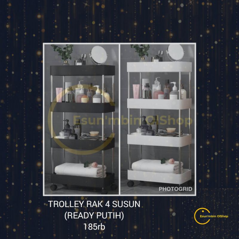 rak trolley 4 susun