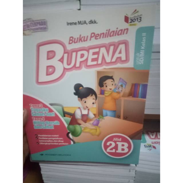 Buku penilaian bupena untuk kelas 2B SD