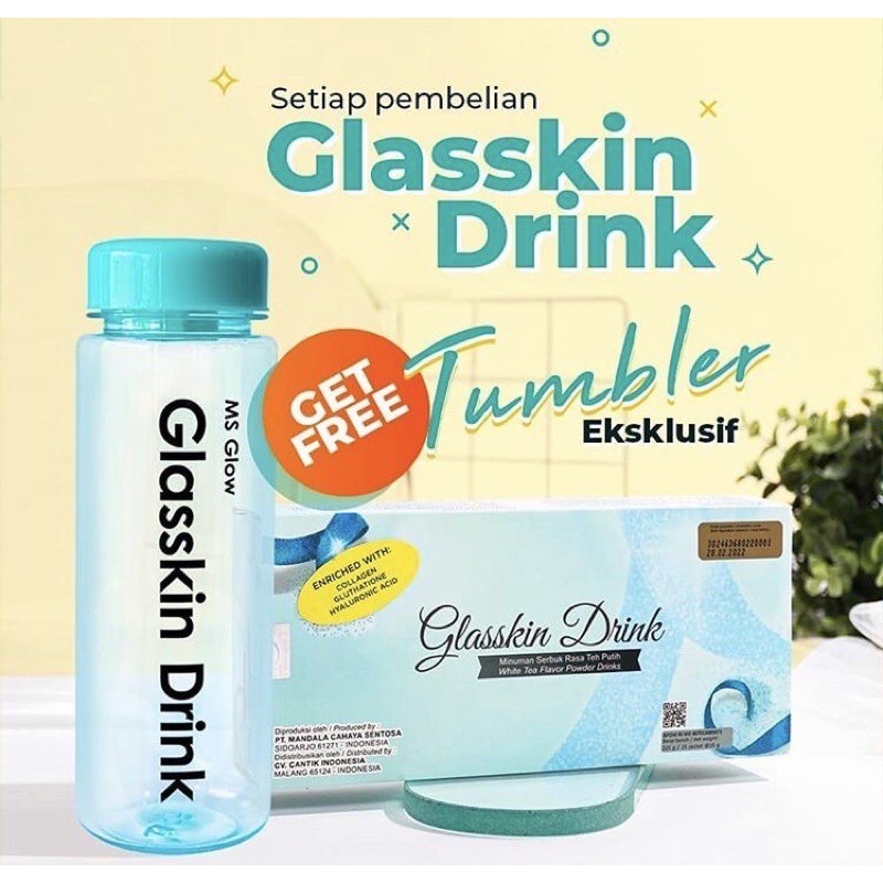 MINUMAN PEMUTIH BADAN GLASSKIN DRINK MS GLOW
