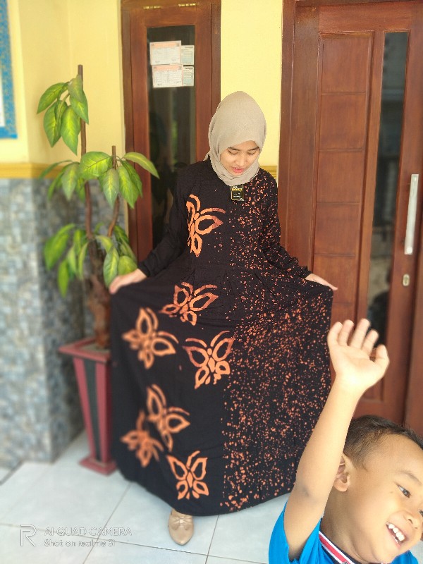 Gamis Rayon Abstrak An Super Grade A Motif Malaman Terbaru Terlaris Termurah Batik