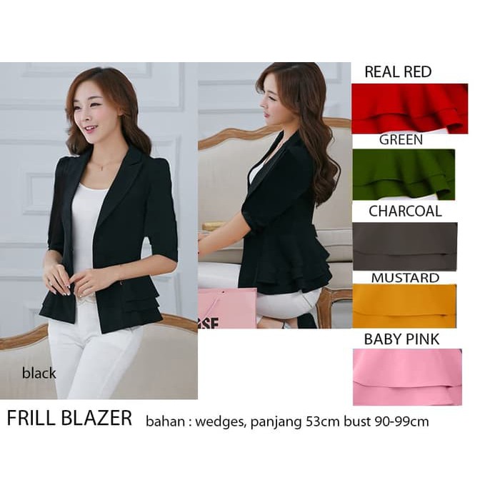 Unik Frill Blazer