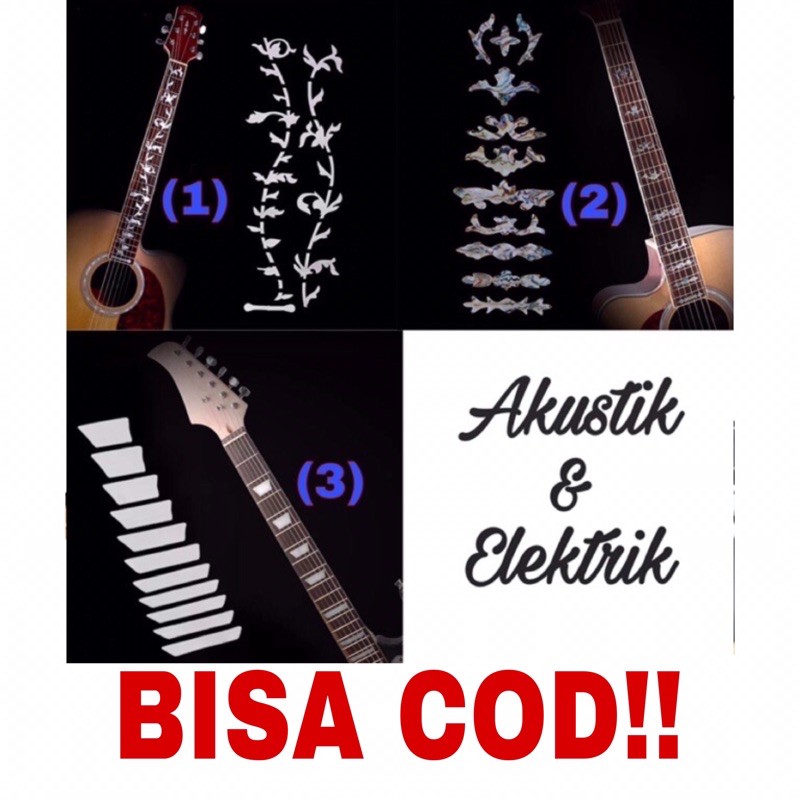 Sticker Fret Gitar