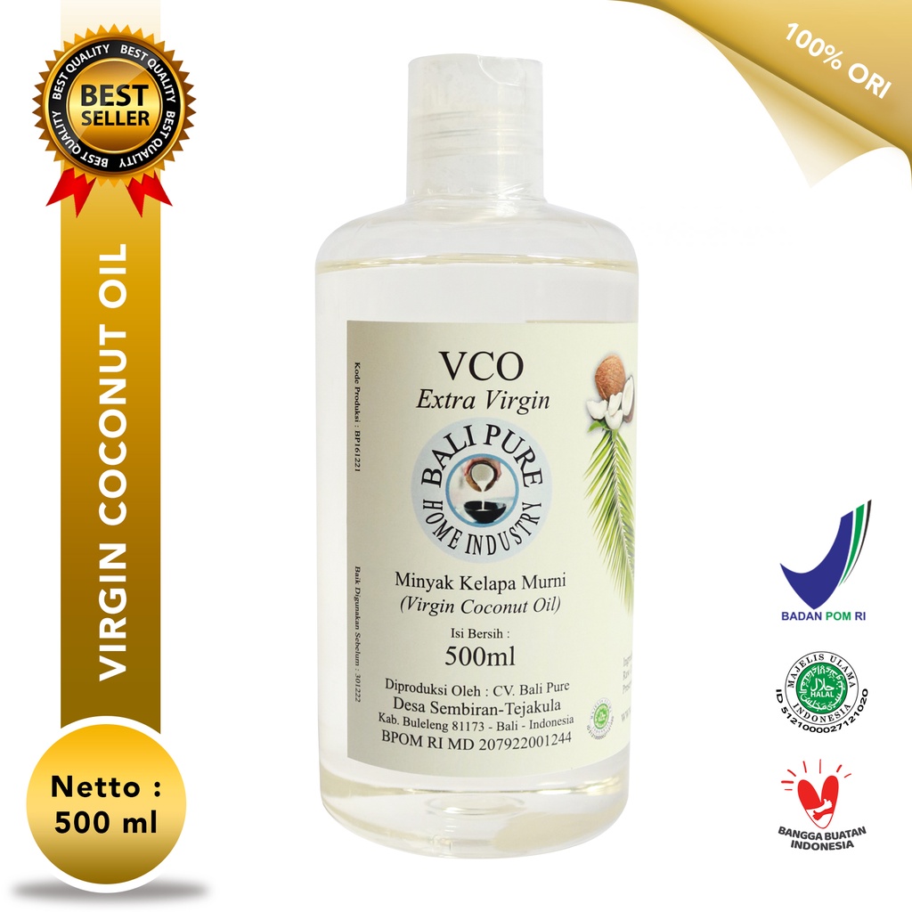 

EXTRA VIRGIN COCONUT OIL HERBAL (VCO) BALI PURE MINYAK KELAPA MURNI
