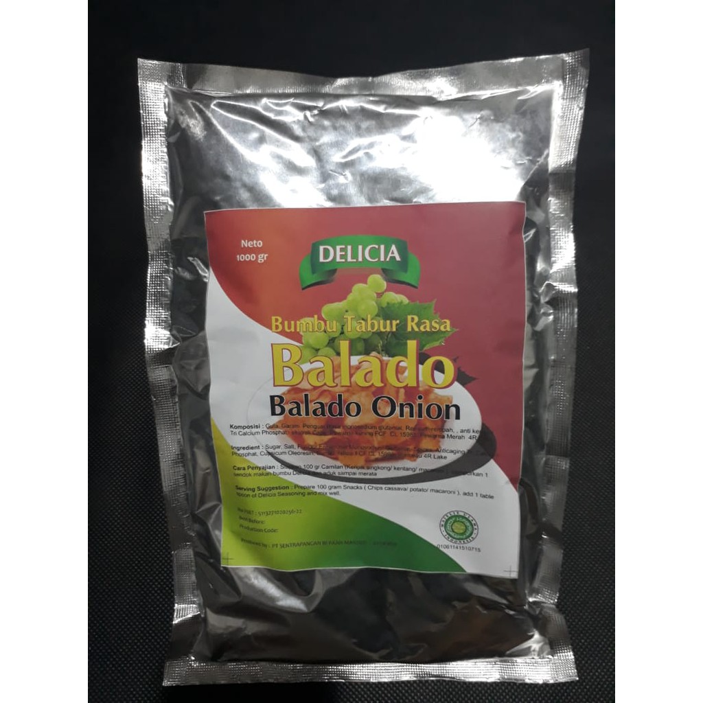 Bumbu Tabur Bubuk Penyedap Aneka Rasa Pedas Balado Bubuk BBQ 1 Kg Original Barbeque Rumput Laut Dll