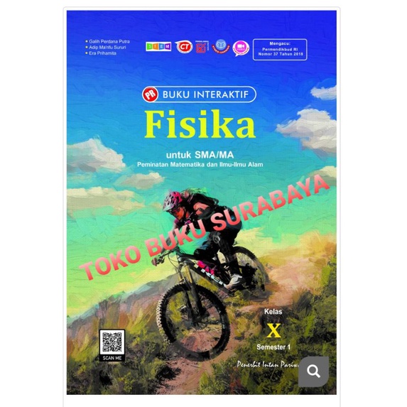 Buku PR/LKS interaktif fisika kelas X,10 semester 1 (K13 revisi) intan pariwara, 2021