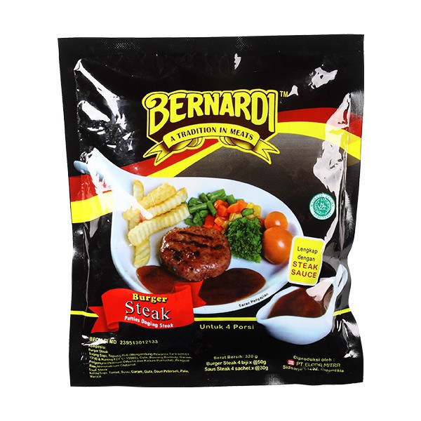 

Bernardi Burger Steak 320 G