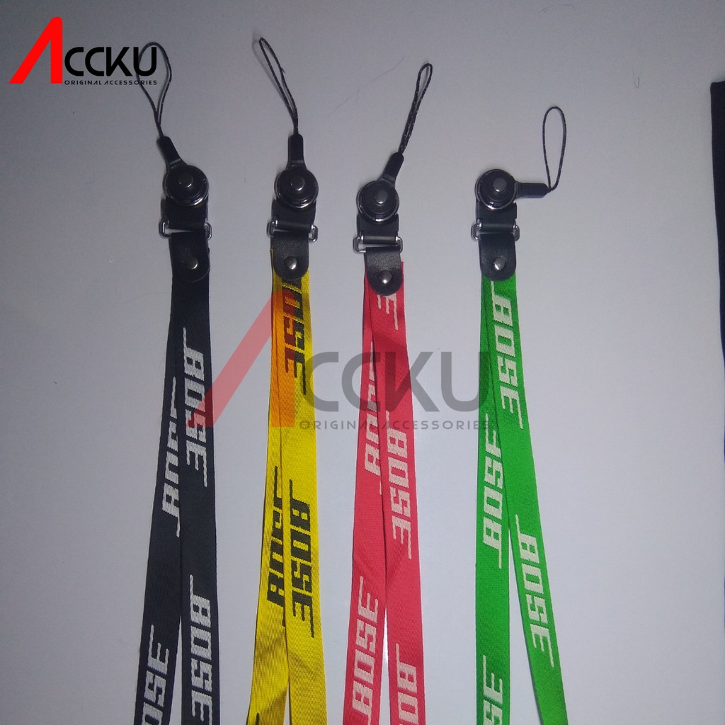 [ BOSE ] Tali / Tali Gantungan Handphone Tali Lanyard Handphone Gantungan HP Tali HP Tali Handphone Tali Gantungan Kunci Tali Gantungan Kartu Bisa Gantung di Leher Tali Hp Model Kalung Tali Gantungan Lanyard Wrist Finger Hand Shoulder Strap Tali Gantungan