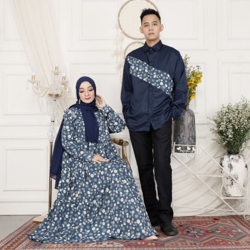 RACUN SHOPEE GAMIS SET KEMEJA KOKO PRIA PASUTRI COUPLE MUSLIM MURAH KF