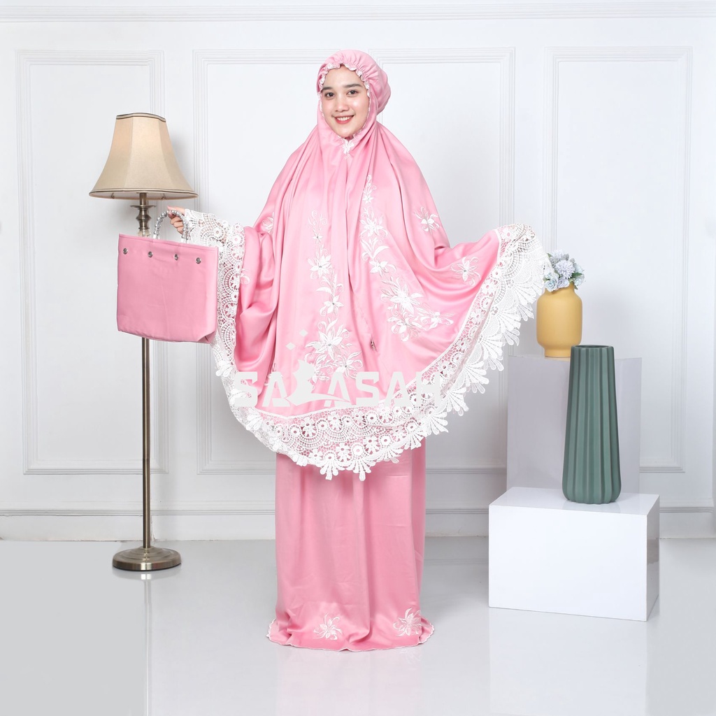 Mukena Bordir Sutra Mewah Mukena Dewasa Terbaru Mukena Cantik Tasikmalaya