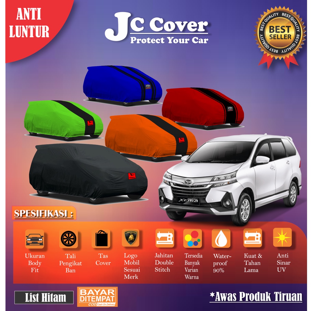 Cover Mobil Xenia / Sarung Mobil Daihatsu Xenia / Selimut Mantel Penutup Mobil All New Xenia Outdoor