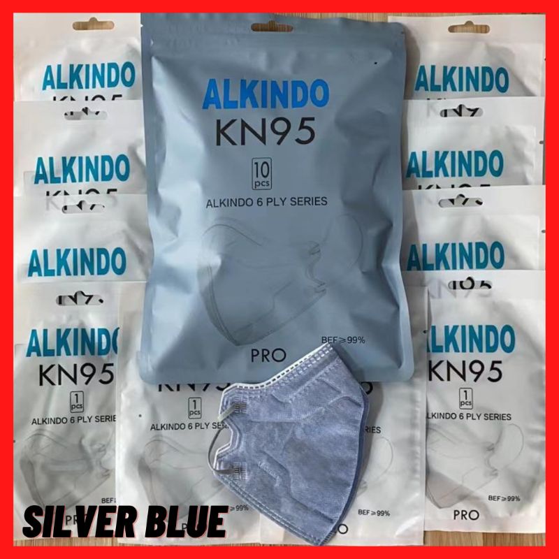 KN95 Pro ALKINDO &amp; SHUMU 6 PLY Individual Pack Kemenkes AKL KN 95 isi 10 PCS 6Ply
