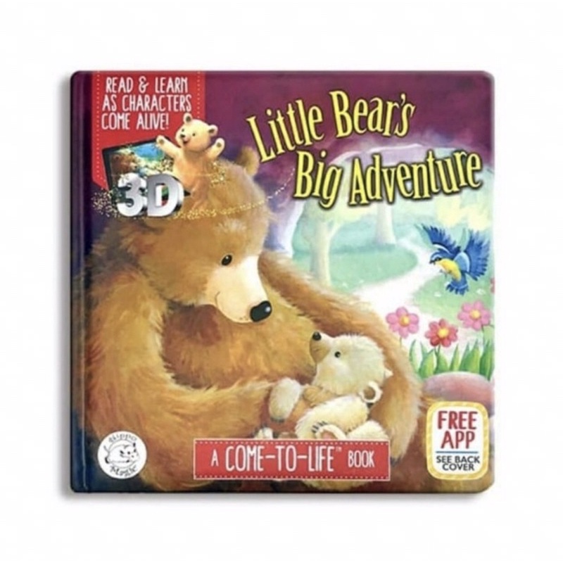 Little Hippo AR Books Little Bear’s adventure Augmented Reality boardbook Board Book