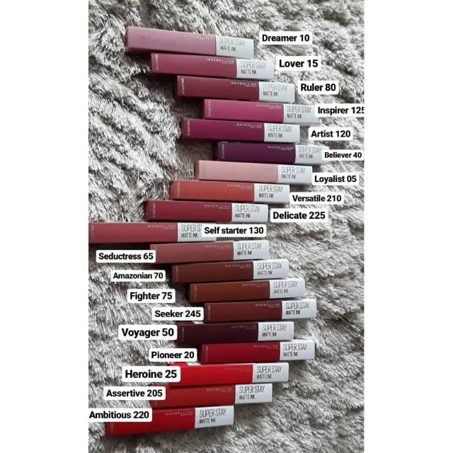 Maybelline superstay lip cream