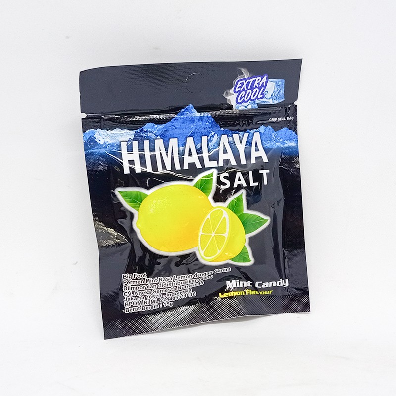 Big Foot Himalaya Salt Mint Candy Lemon Flavour 15 Gr Permen Lemon Shopee Indonesia