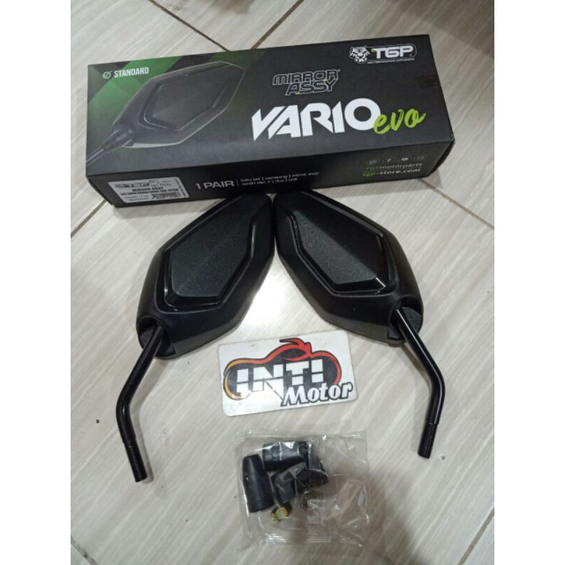 Spion VARIO 125 150 terbaru TGP hitam Spion TGP VARIO 150 new spion motor vario125 spion Vario150new mirror assy set lh rh right left kanan kiri kvb-5