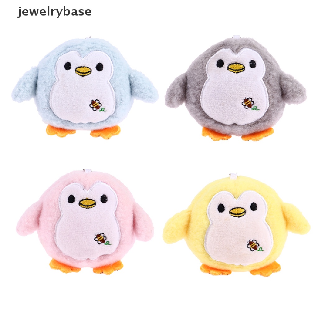 (jewelrybase) Gantungan Kunci Boneka Penguin Bahan Plush Ukuran 9cm