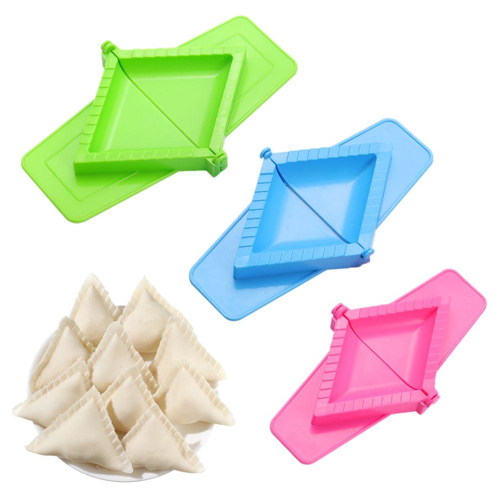 Preva 3PCS Cetakan Pangsit Persegi Rumah DIY Household Kitchen Gadget Dough Presser