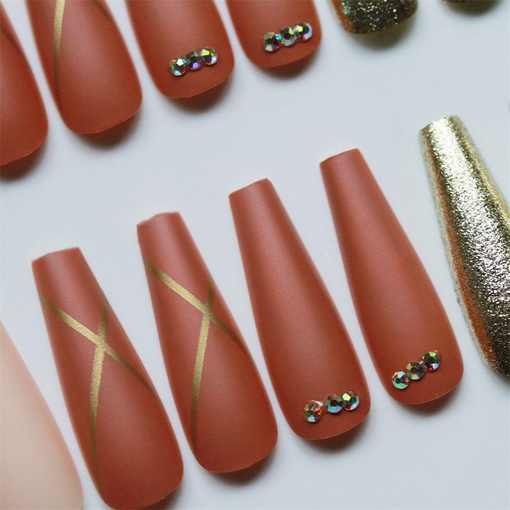 Mxbeauty Kupu-Kupu Kuku Palsu Wearable Handmade Detachable Nail Extension Press on Full Cover DIY Nail Art Dekorasi