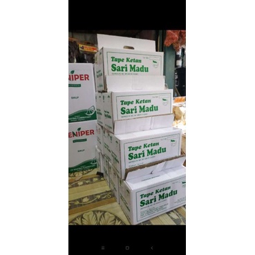 

Tape ketan Sarimadu kemasan Dus / Peuyeum Kuningan