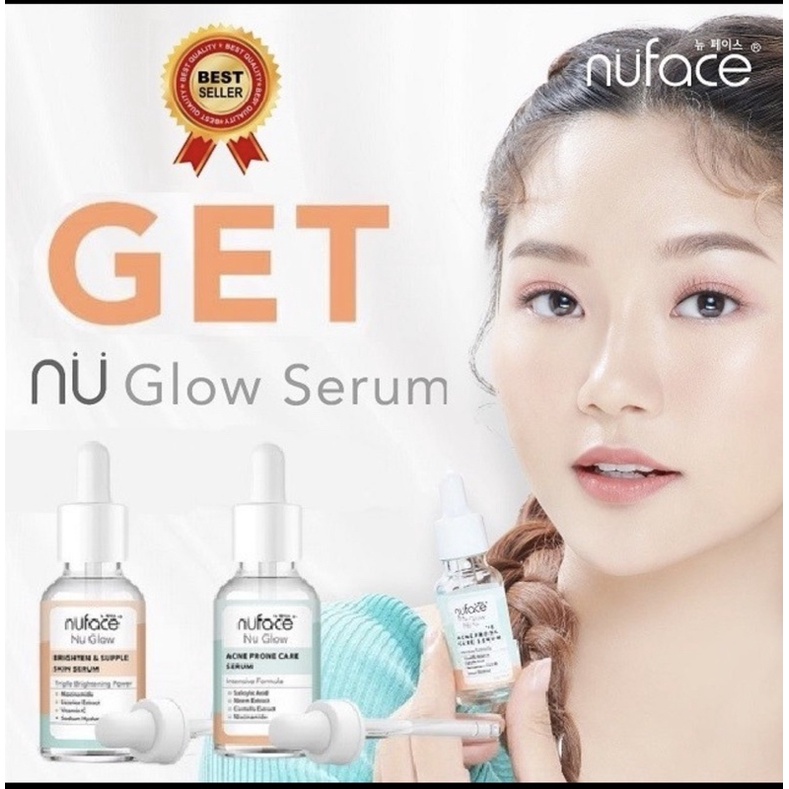 Nuface Nu Glow Serum Wajah 20 ml Cantik Best Seller