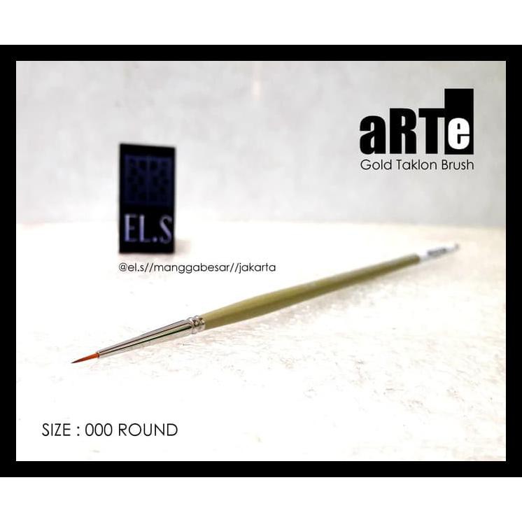 

NEW ARTE GOLD 2700 TAKLON BRUSH 000 ROUND PERALATAN MELUKIS MURAH TERLENGKAP
