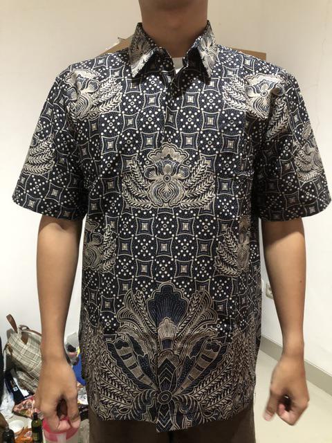 Gurdo Pari Kemeja Batik Pria Atasan Batik Baju Batik Pria Lengan Pendek Batik Modern By Gba