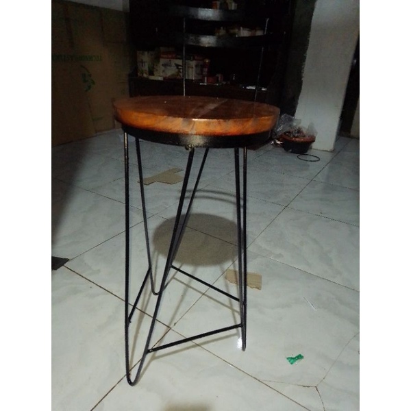 Bangku kafe/kursi kafe tinggi 60cm