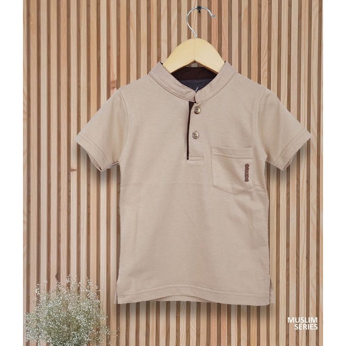 Baju Kokoh Casual Anak Kerah Shanghai Kaos Anak