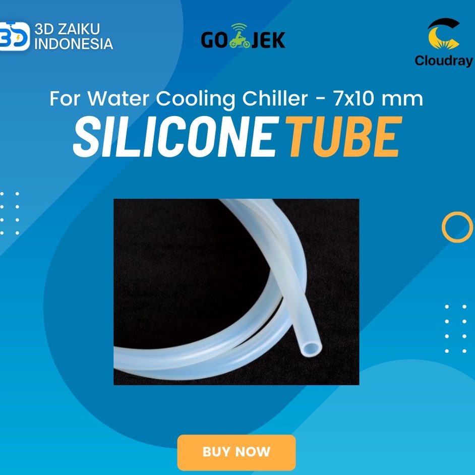 CloudRay 5M Silicone Tube for Water Cooling Chiller to CO2 Laser Tube