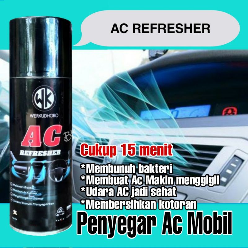 AC REFRESHER MOBIL / PENYEGAR UDARA &amp; PENGHITAM PERMANEN / BLACK TO BLACK PERMANENT