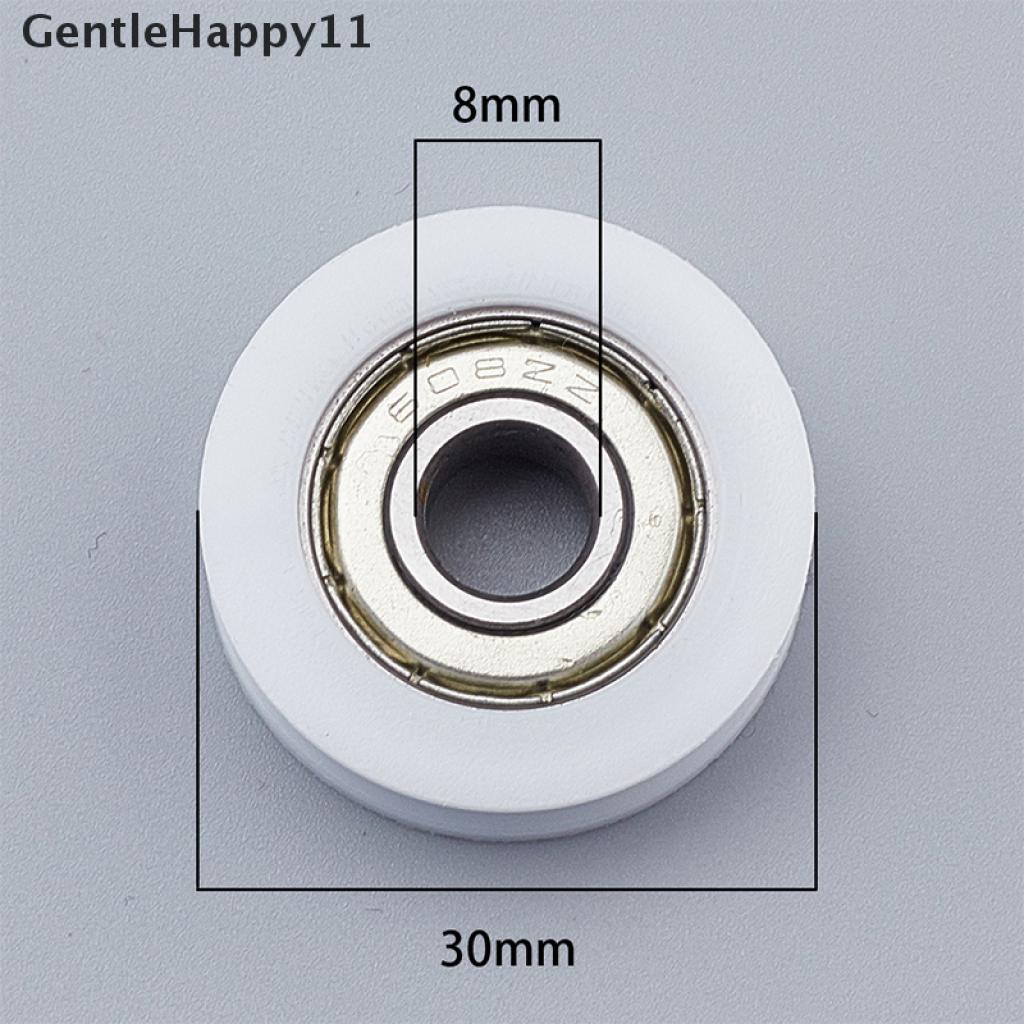 Gentlehappy 5pcs Bearing Pulley 608U Ukuran 8x30 X 10mm Untuk Roller Guide