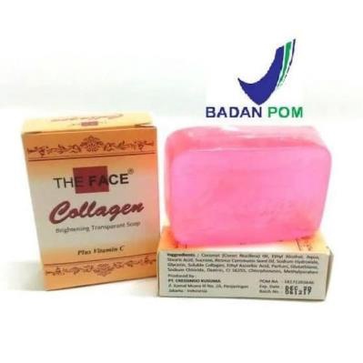 ^ KYRA ^ The Face Sabun Wajah Brightening Soap Mengandung Temulawak Collagen Vitamin C