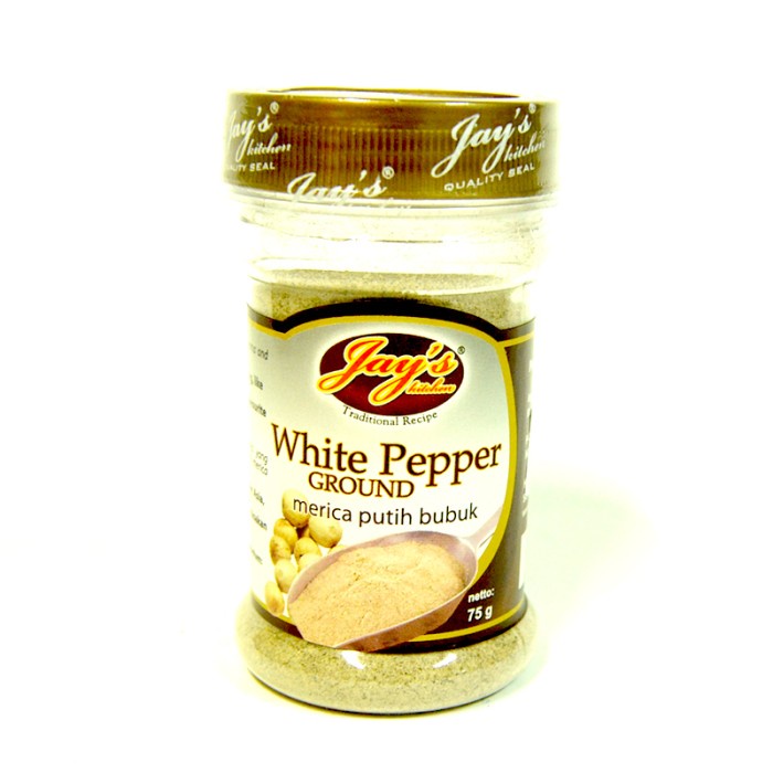 

Jays White Pepper Ground 75Gr