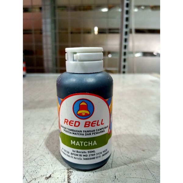 

RED BELL MATCHA PERISA DAN PEWARNA 55ML COCOK UNTUK DIGUNAKAN SEBAGAI PERISA PADA MINUMAN DENGAN DOSIS PEMAKAIAN 2% B/B