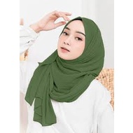 PASMINA ZIPER RESLETING DIAMOND ITALLIANO //  PASHMINA PLISKET ZIPER-Army