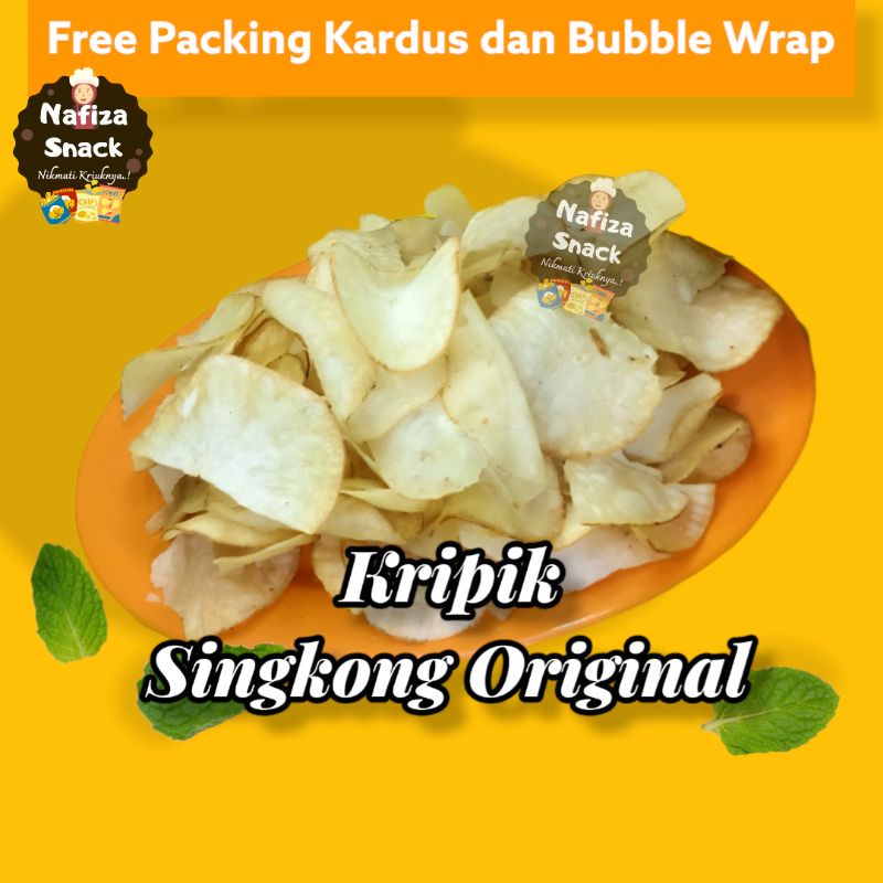 

Kripik Singkong Gurih 250 Gram /Snack murah Kiloan