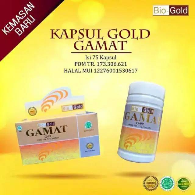 Kapsul Ekstrak Gamat Emas ( Gold Gamat ) Bio Gold Original BPOM