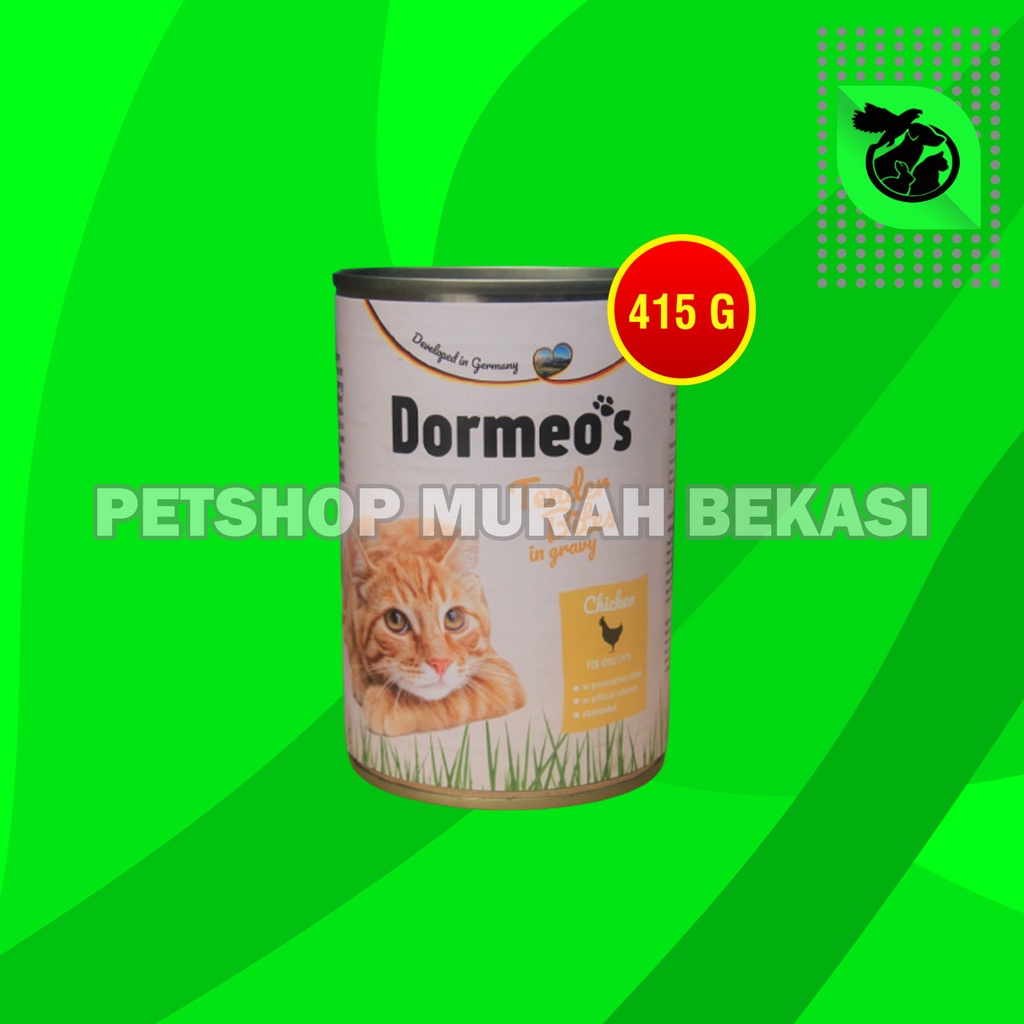Makanan Basah Kucing Kaleng Cat Wet Food Dormeos 415 gram
