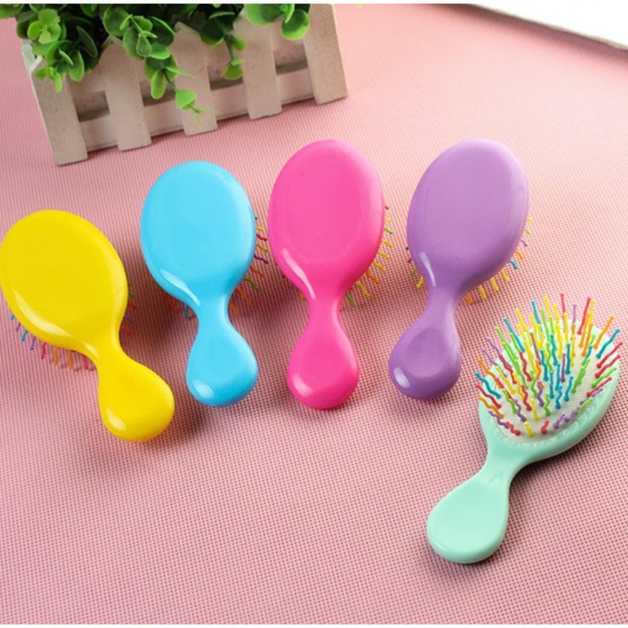 UNNISO - Sisir Rambut Rainbow / Hair Brush Child Portable Travel Anti-static