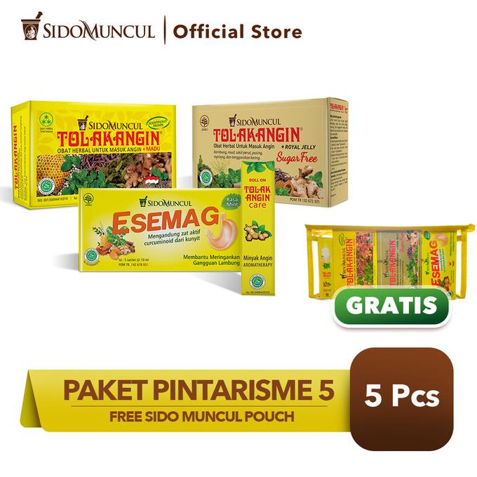 

Discount Paket Pintarisme 5 FREE Pouch Tolak Angin Cair Bebas Gula Anak Esemag /OBAT HERBAL ASAM URAT/OBAT HERBAL PELANGSING/OBAT HERBAL KOLESTEROL/OBAT HERBAL DIABETES