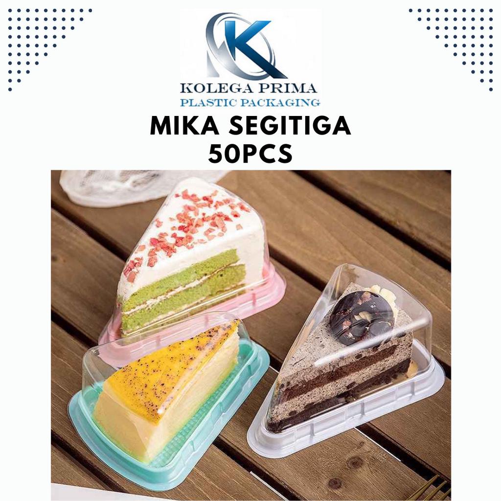 MIKA KUE SEGITIGA/ CT SEGITIGA/ MIKA KUE TART SLICE ISI 50 PCS